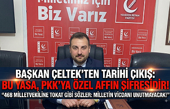Yeniden Refah Partisi Tokat İl Başkanı Yasin Çeltek’ten “Çerçeve Yasa” Eleştirisi: “Tarih Evet Oyu Veren Vekilleri Affetmeyecek”