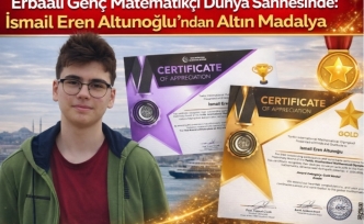 Erbaalı Genç Matematikçi Dünya Sahnesinde: İsmail Eren Altunoğlu’ndan Altın Madalya