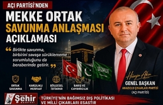 AÇI Partisi’nden Mekke Ortak Savunma Anlaşması açıklaması: “Türkiye başka devletlerin jeopolitik hedeflerine çekilmemeli”