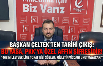 Yeniden Refah Partisi Tokat İl Başkanı Yasin Çeltek’ten “Çerçeve Yasa” Eleştirisi: “Tarih Evet Oyu Veren Vekilleri Affetmeyecek”