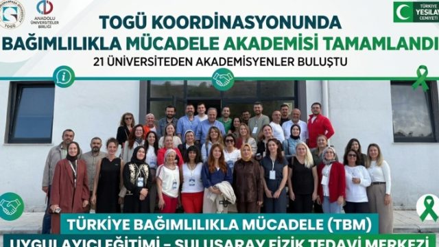 TOGÜ Koordinasyonunda Bağımlılıkla Mücadele Akademisi Tamamlandı