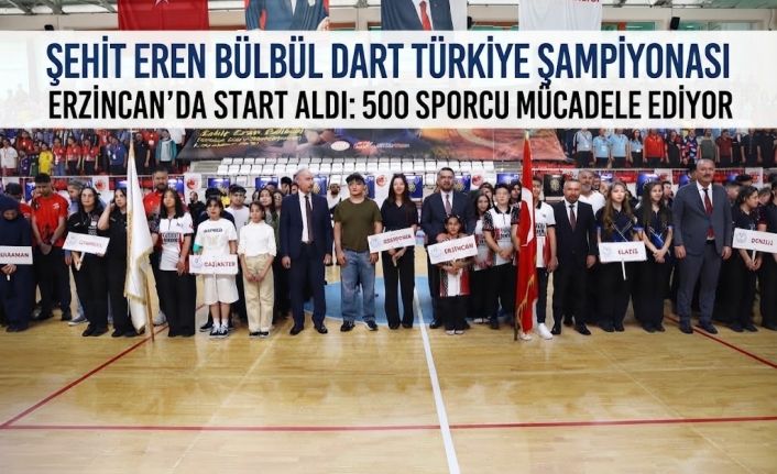 Şehit Eren Bülbül Adına Dart Heyecanı Erzincan’da Başladı: 500 Sporcu Madalya İçin Yarışıyor!