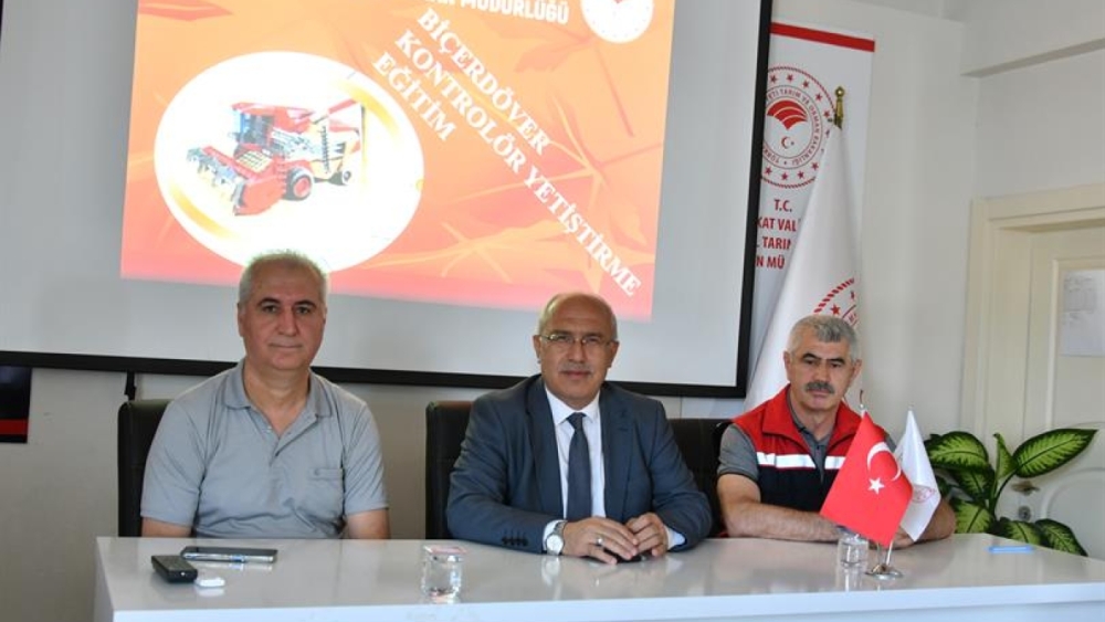 Tokat’ta Biçerdöver Kontrolör Eğitimi Düzenlendi