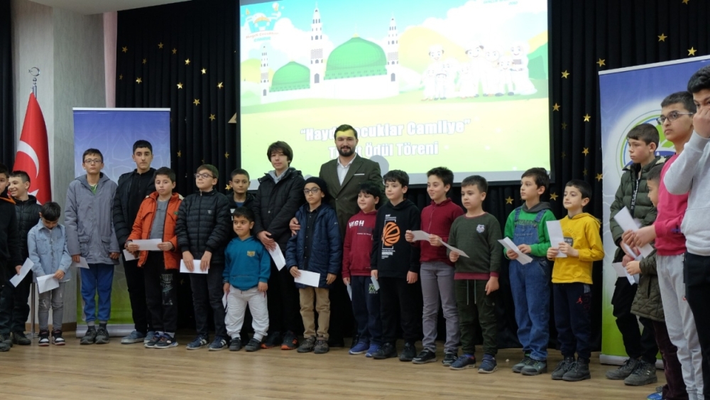 HAYDİ ÇOCUKLAR CAMİYE TOKAT ÖDÜL TÖRENİ YAPILDI.